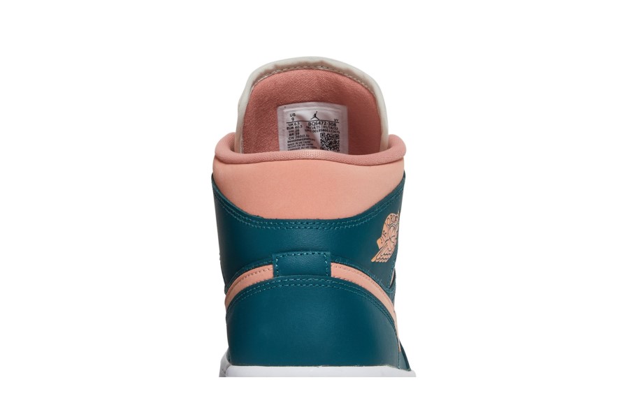 Wmns Air Jordan 1 Srednje Tamno Plavozelena