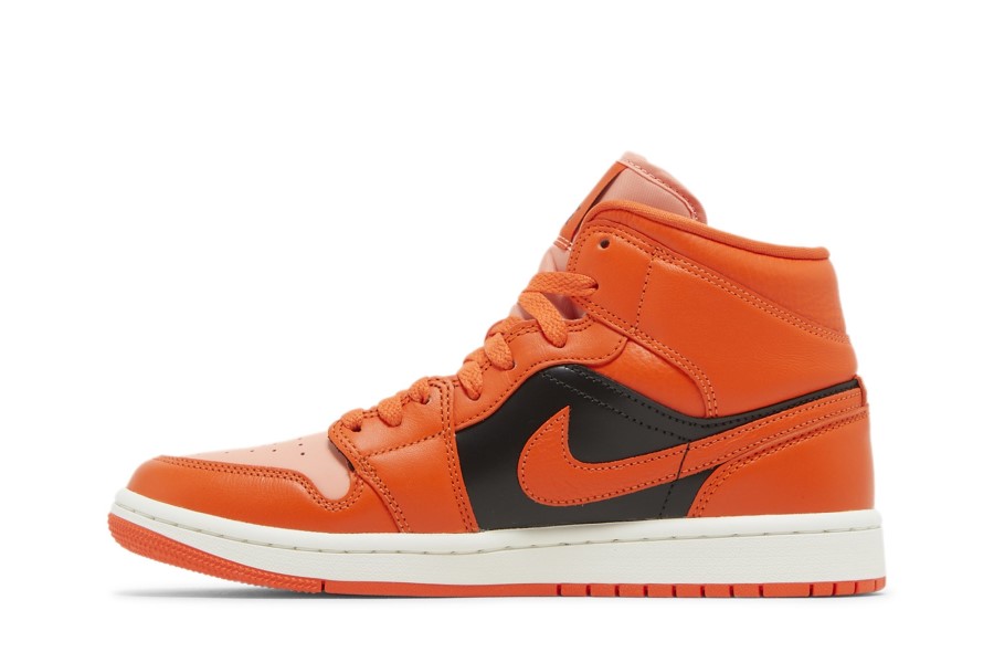 Wmns Air Jordan 1 Mid Se Rush Orange