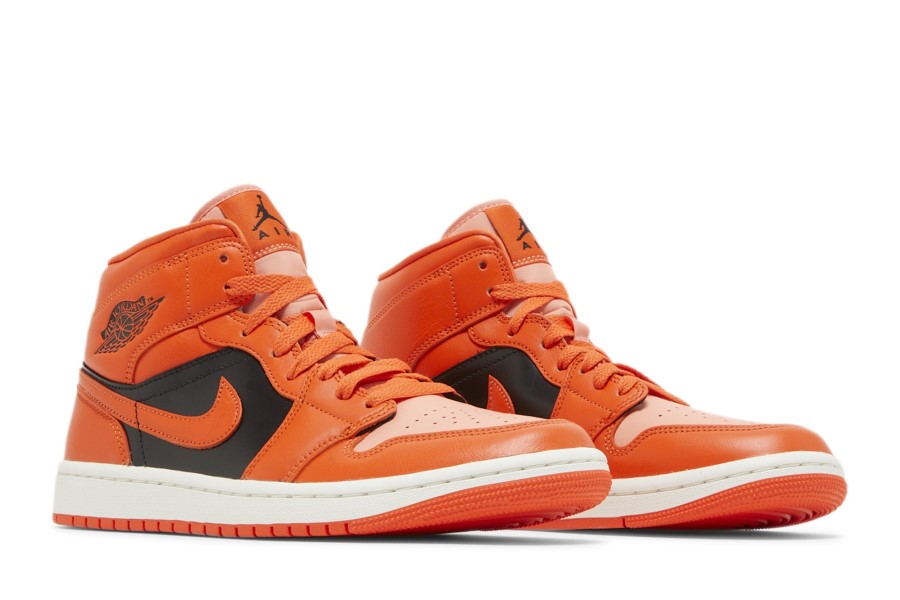 Wmns Air Jordan 1 Mid Se Rush Orange