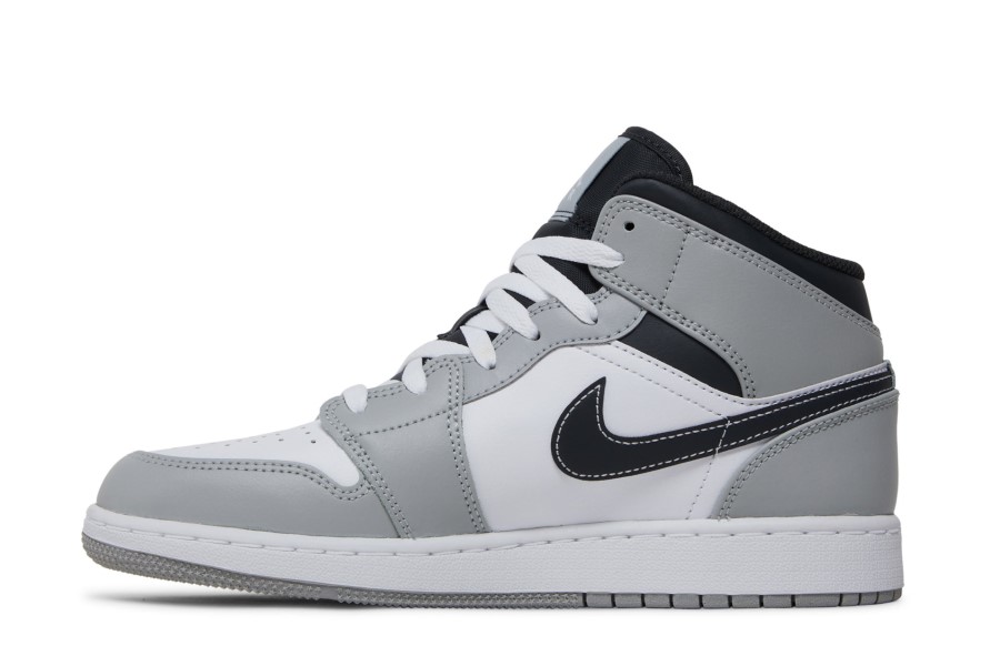 Air Jordan 1 Mid Gs Smoke Grey