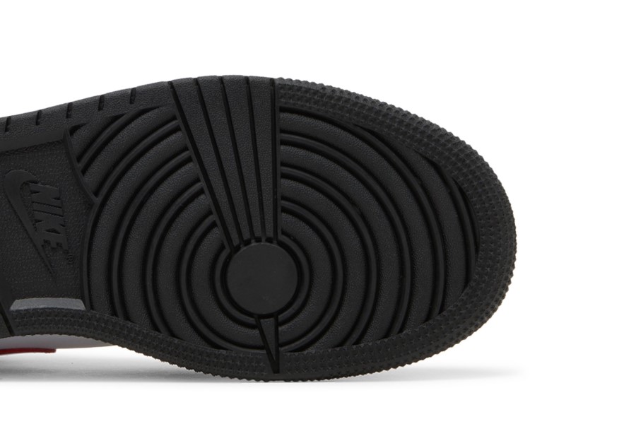 Air Jordan 1 Mid Gs Black Fire Red