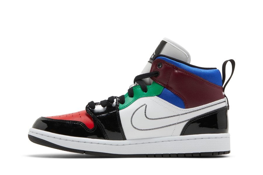 Wmns Air Jordan 1 Mid Se Multi Color
