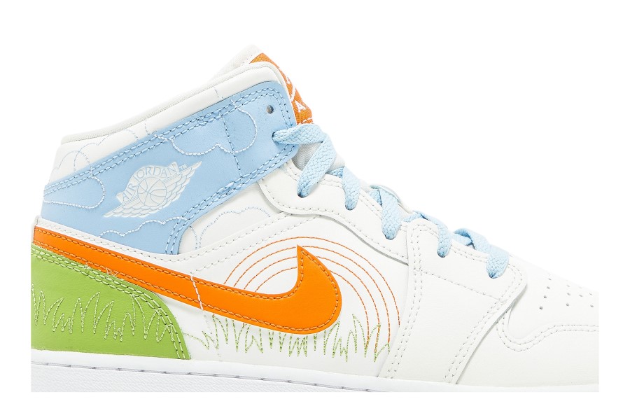 Air Jordan 1 Mid Se Gs Stitch