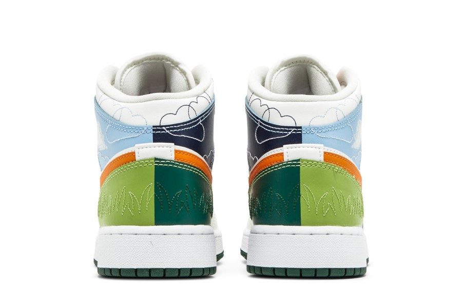 Air Jordan 1 Mid Se Gs Stitch