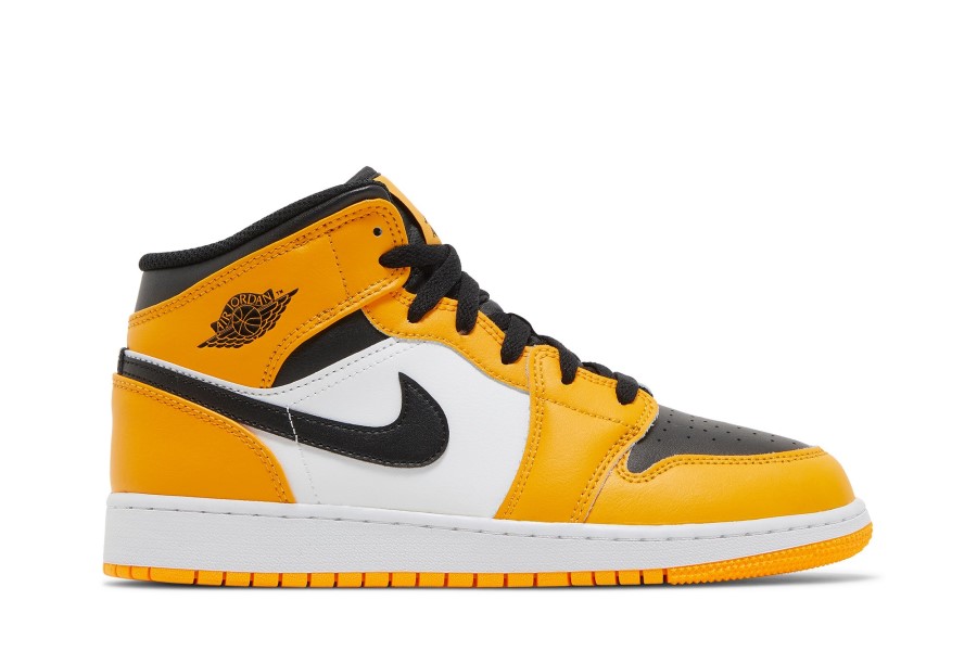 Air Jordan 1 Mid Gs Reverse Yellow Toe