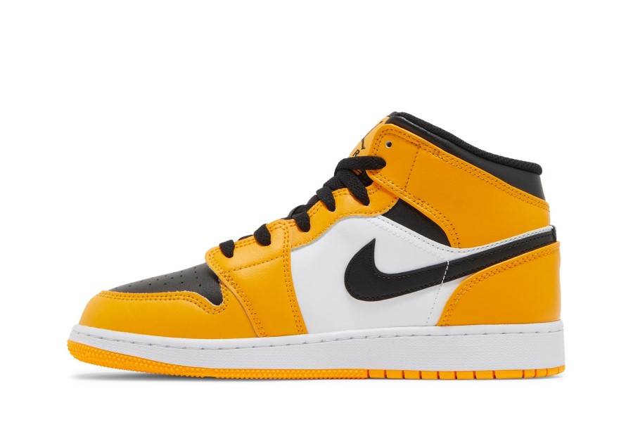 Air Jordan 1 Mid Gs Reverse Yellow Toe
