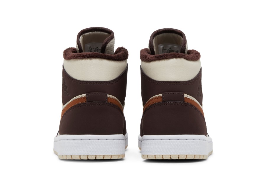 Wmns Air Jordan 1 Mid Se Krema Tamna čokolada