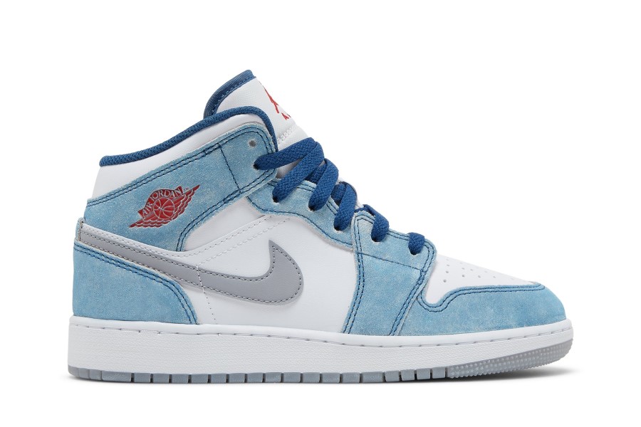 Air Jordan 1 Mid Se Gs French Blue