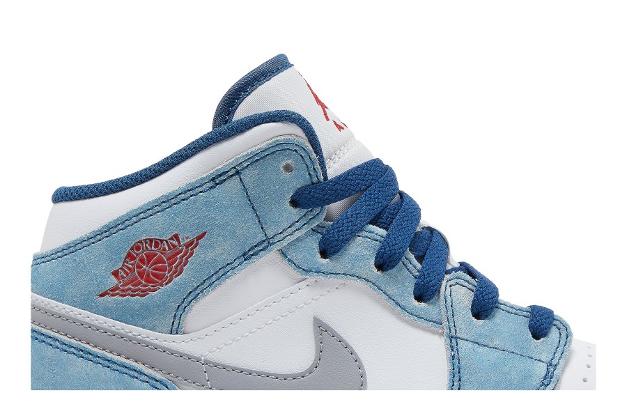 Air Jordan 1 Mid Se Gs French Blue