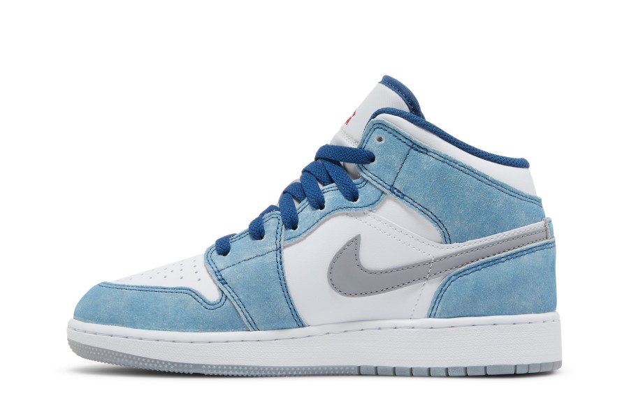 Air Jordan 1 Mid Se Gs French Blue