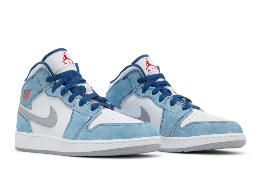 Air Jordan 1 Mid Se Gs French Blue