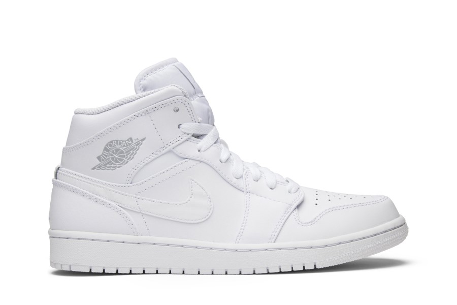 Air Jordan 1 Retro Mid Triple White