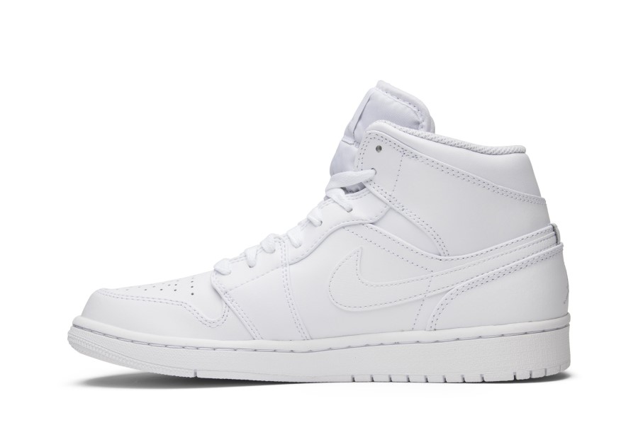Air Jordan 1 Retro Mid Triple White