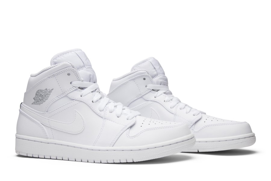 Air Jordan 1 Retro Mid Triple White