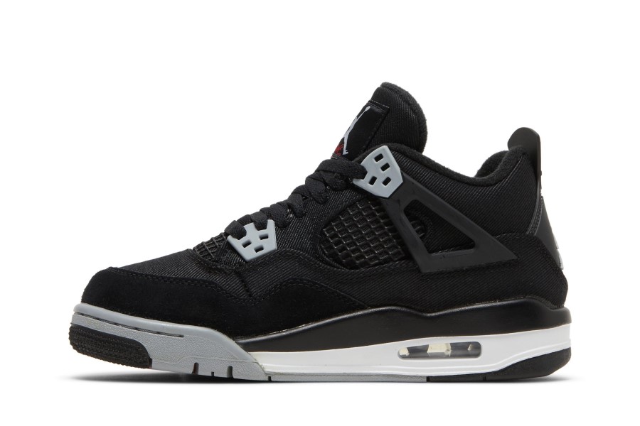 Air Jordan 4 Retro Se Gs Black Canvas