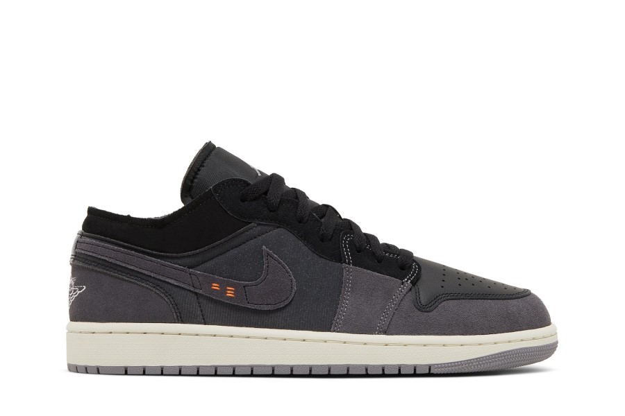 Air Jordan 1 Low Se Craft Iznutra Prema Van - Crna