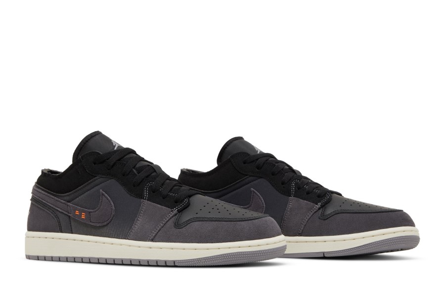 Air Jordan 1 Low Se Craft Iznutra Prema Van - Crna