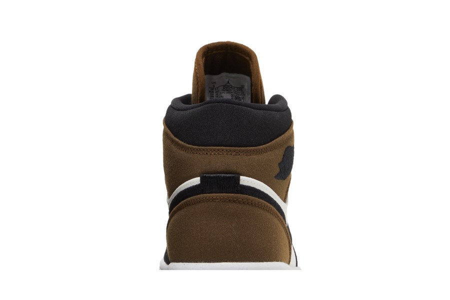 Wmns Air Jordan 1 Mid Se Olive Toe