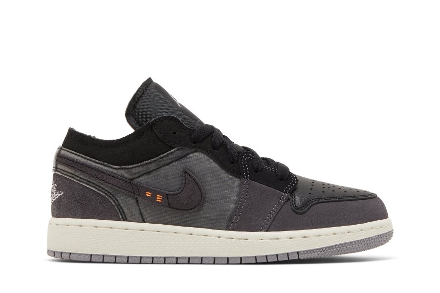 Air Jordan 1 Low Se Craft Gs Iznutra Prema Van - Crna