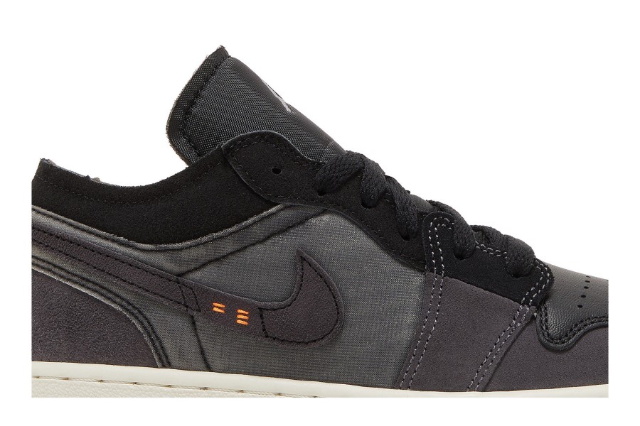 Air Jordan 1 Low Se Craft Gs Iznutra Prema Van - Crna