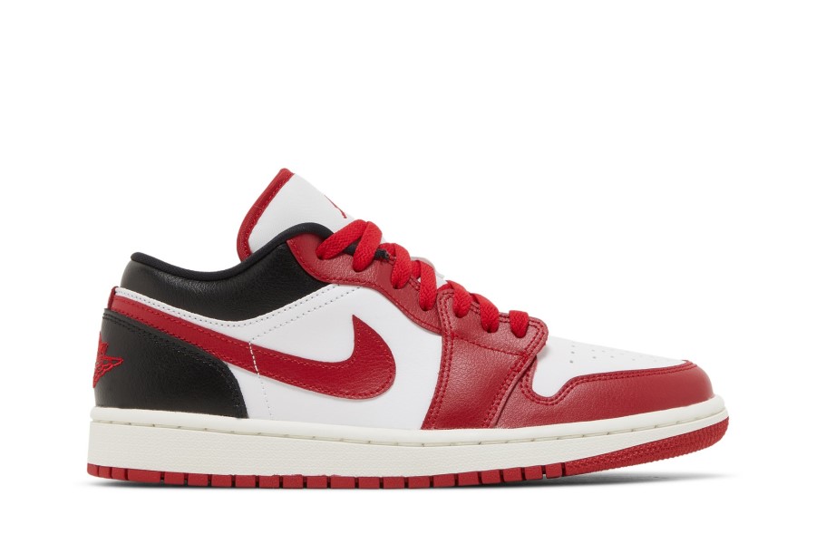 Wmns Air Jordan 1 Low White Gym Red