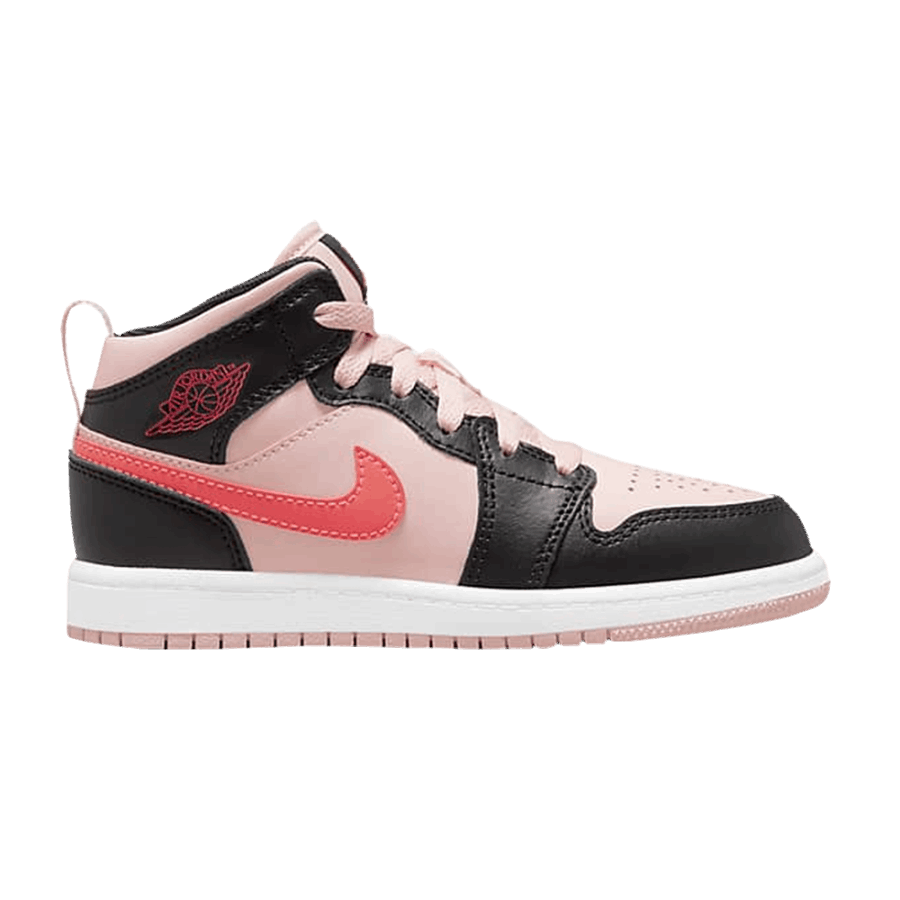Air Jordan 1 Mid Ps Crno Ružičasto Grimizno