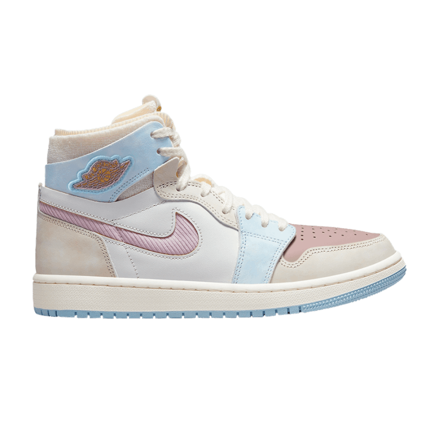 Wmns Air Jordan 1 High Zoom Udobnost Roza Oksford šljiva Magla