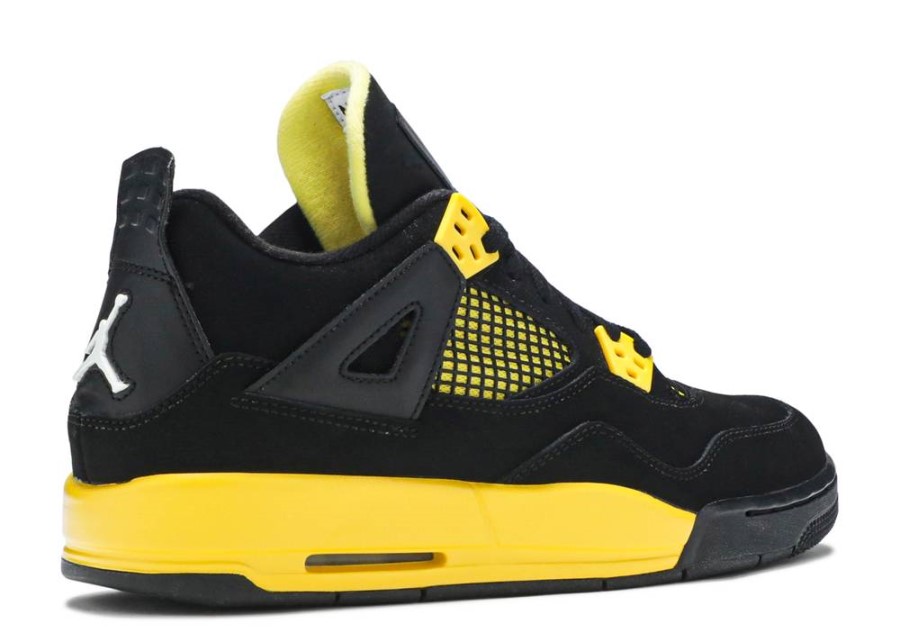Air Jordan 4 Retro Gs 2012 Thunder Black