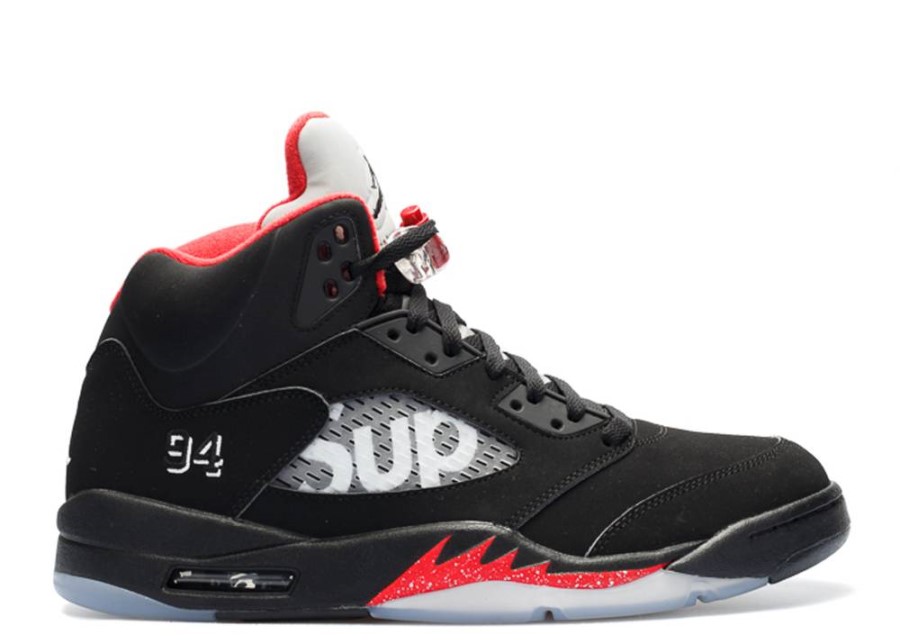 Supreme X Air Jordan 5 Retro Crna