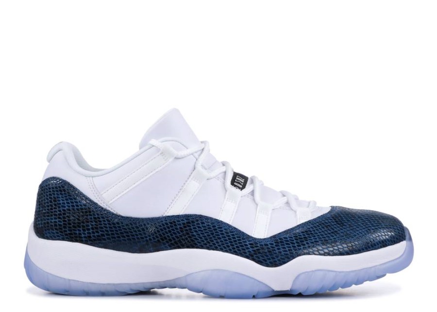Air Jordan 11 Retro Low 2019 Tamnoplava Zmijska Koža