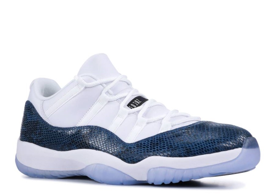 Air Jordan 11 Retro Low 2019 Tamnoplava Zmijska Koža
