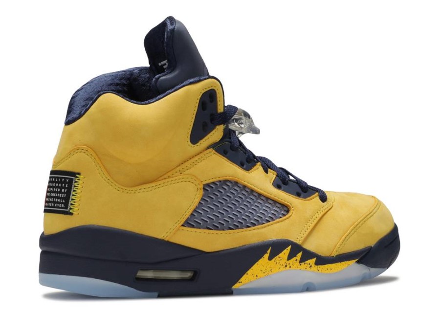 Air Jordan 5 Retro Sp Michigan žuta