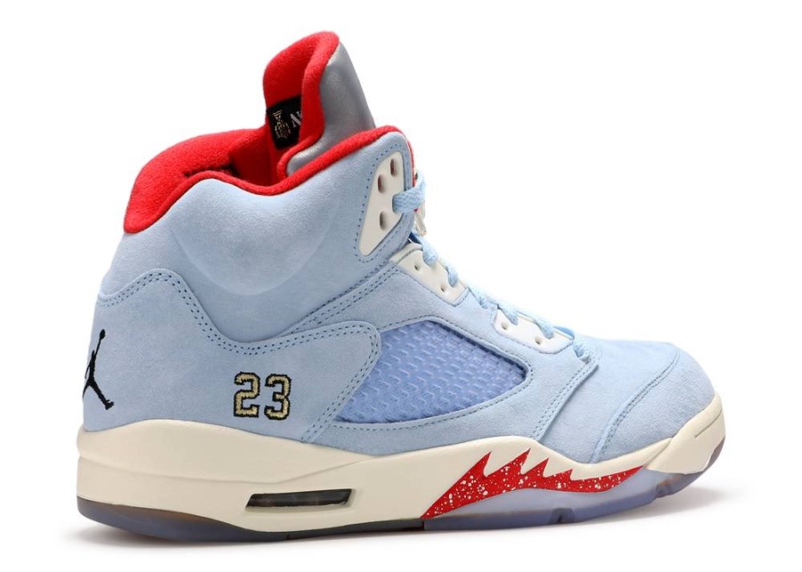 Trofejna Soba X Air Jordan 5 Retro Ledeno Plava