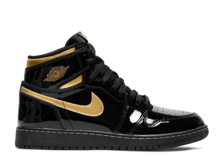 Air Jordan 1 Retro High Og' Black Metalic Gold