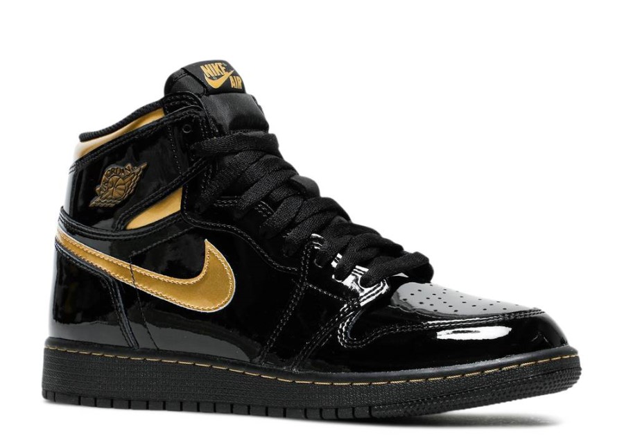 Air Jordan 1 Retro High Og' Black Metalic Gold