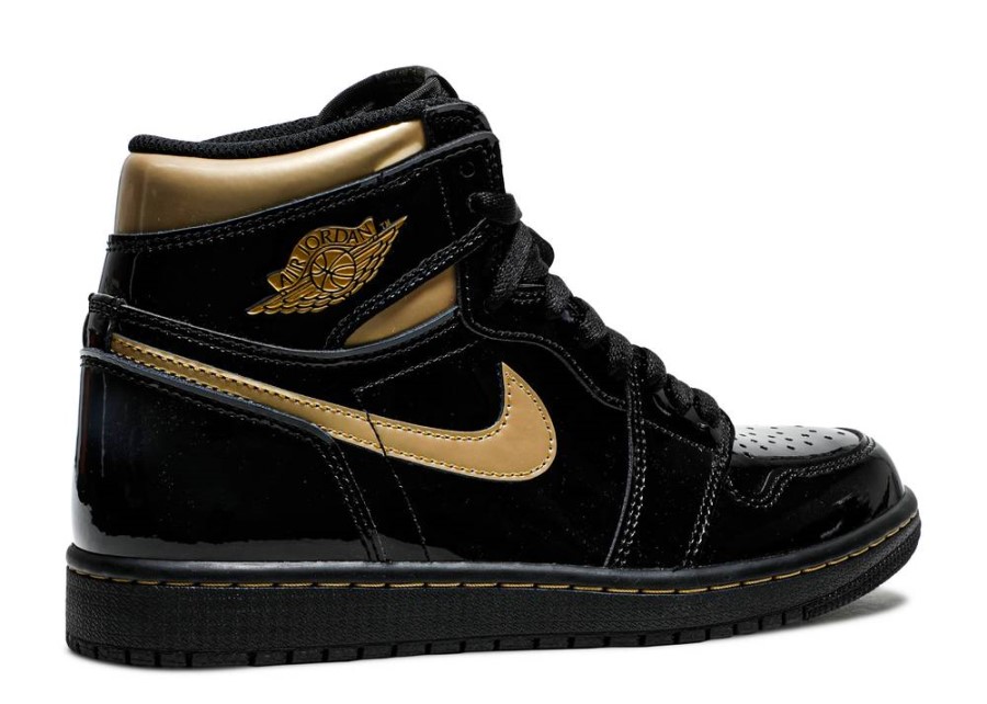 Air Jordan 1 Retro High Og' Black Metalic Gold