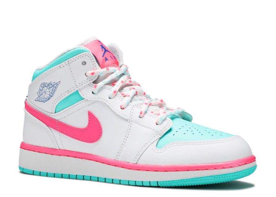 Air Jordan 1 Mid Gs Digital Pink