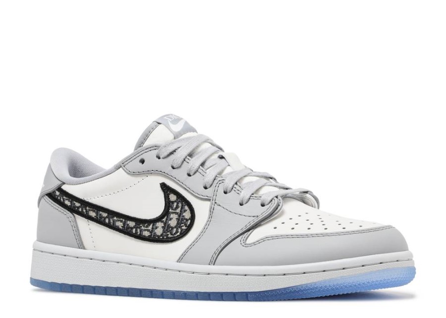 Dior X Air Jordan 1 Low Wolf Grey