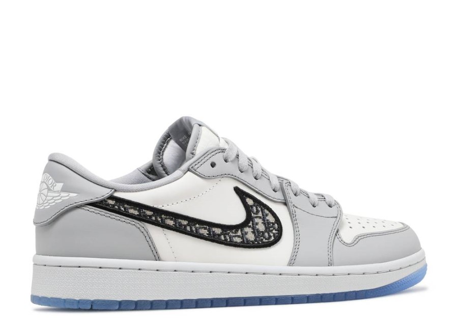 Dior X Air Jordan 1 Low Wolf Grey