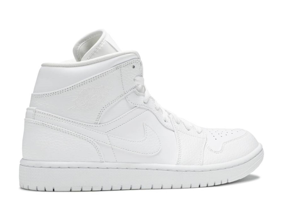 Air Jordan 1 Mid' Triple White