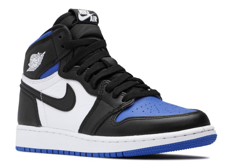 Air Jordan 1 Retro High Og Gs Royal Toe Black