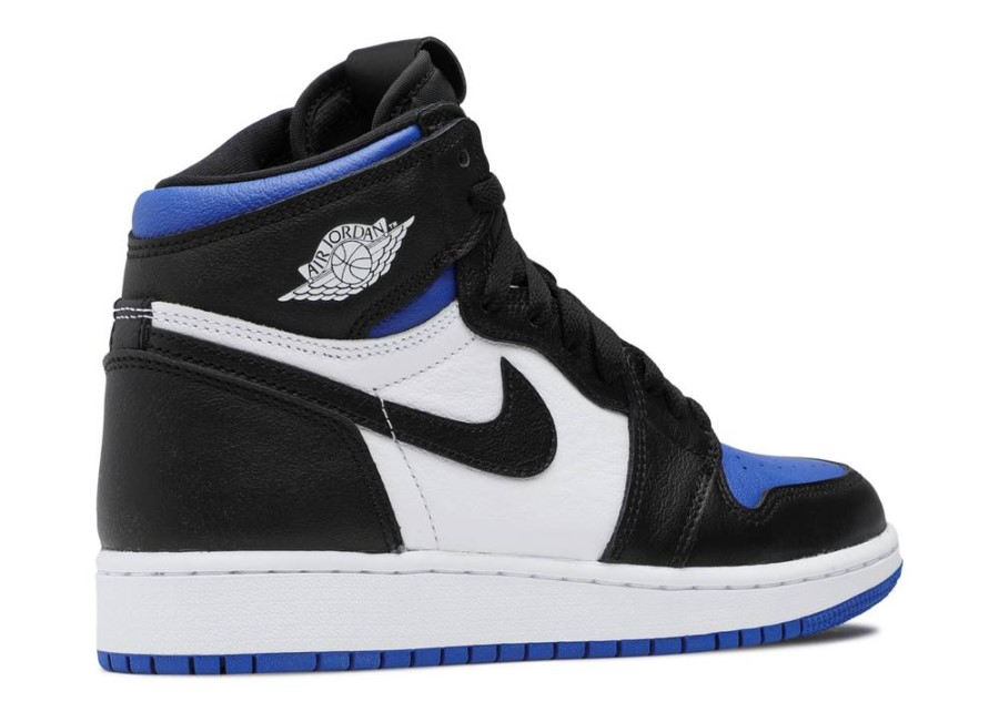 Air Jordan 1 Retro High Og Gs Royal Toe Black