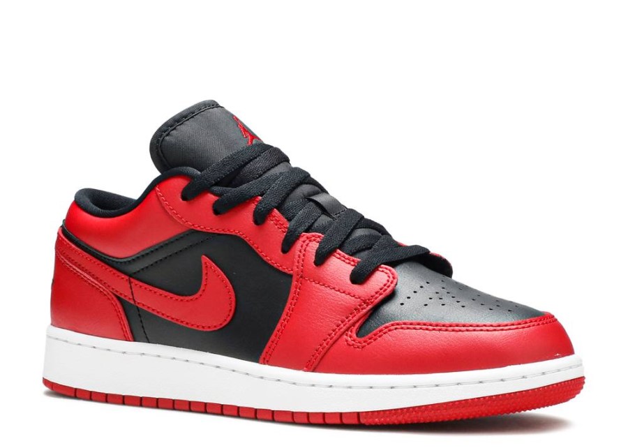 Air Jordan 1 Low Gs Reverse Bred Gym Red