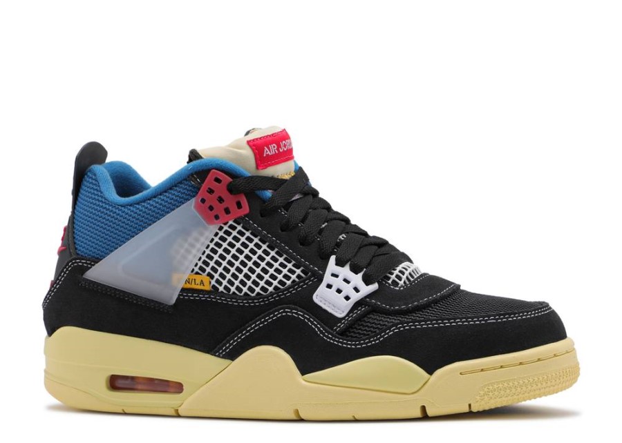 Union La X Air Jordan 4 Retro Off Black