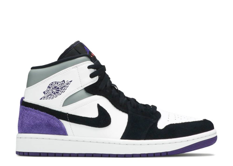Air Jordan 1 Mid Se' Varsity Purple