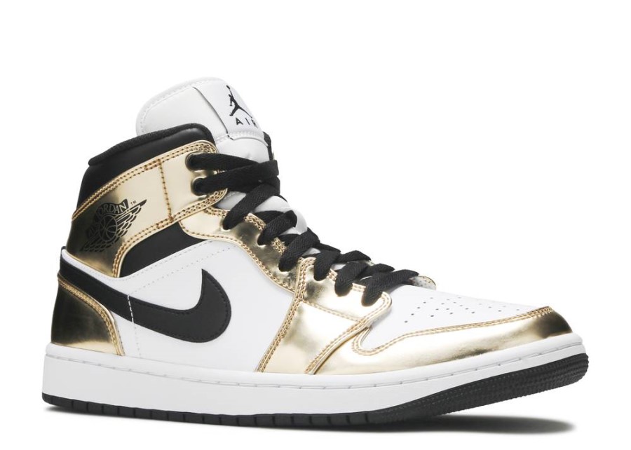 Air Jordan 1 Mid Se' Metalik Zlatna