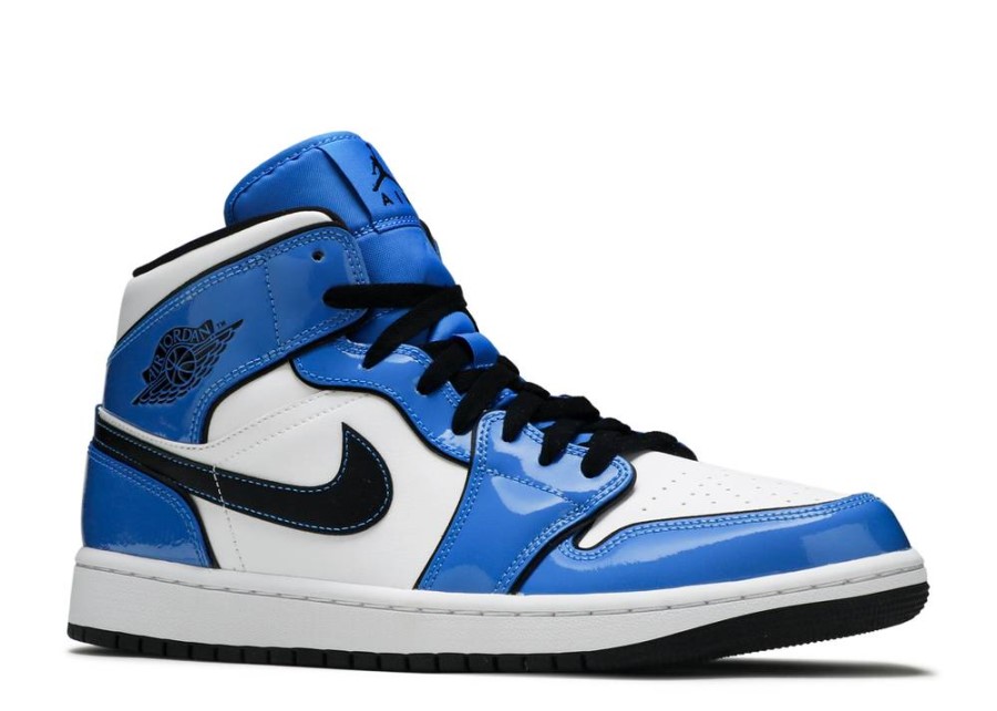 Air Jordan 1 Mid Se' Signal Blue