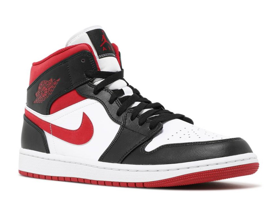 Air Jordan 1 Srednje Crna Teretana Crvena