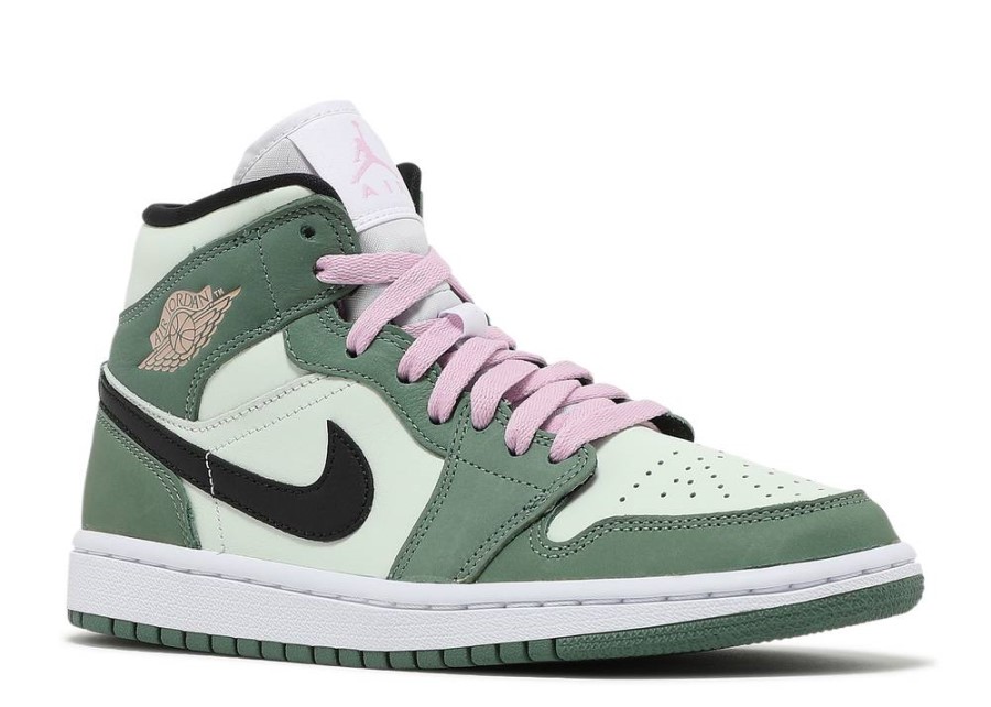 Wmns Air Jordan 1 Mid Se Dutch' Green