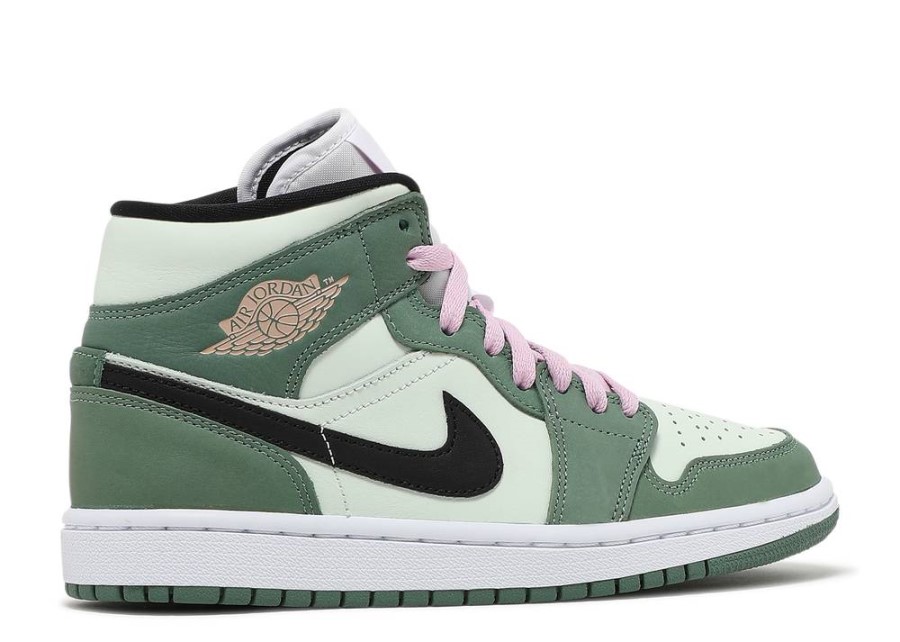 Wmns Air Jordan 1 Mid Se Dutch' Green